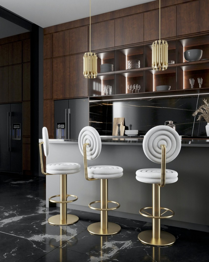 modern dark kitchen
