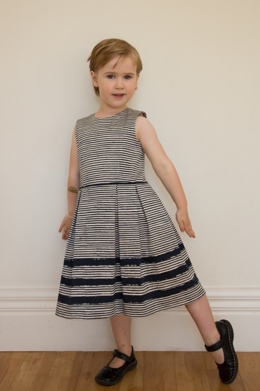 Oliver + S Fairy Tale Dress with box pleated skirt