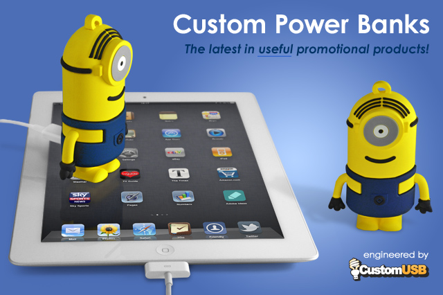 CustomUSB | 100% Custom Shape Power Bank