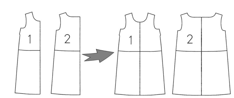 Tutorial for color blocking the Liel&Co. Gelato Dress.