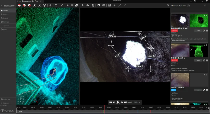 As part of the report, Julien assisted responders in analyzing the cavern’s proximity to the building foundations.