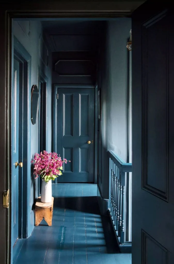 Colour Drenched Hallway