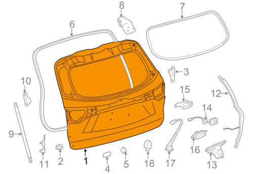 OEM toyota liftgate