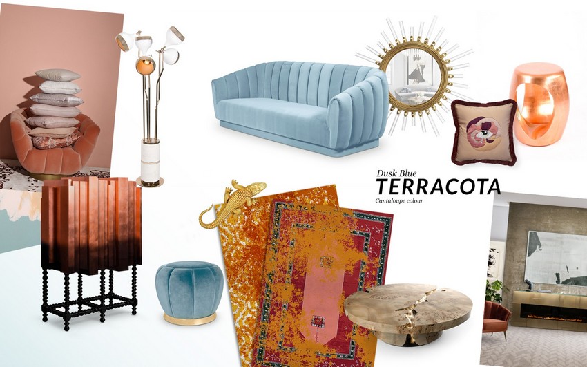 Design Trends For 2019 #7: Dusk Blue Terracota