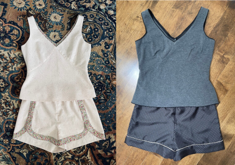 A cozy muslin version of the Marais pattern
