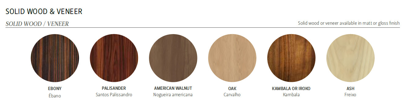 Image: A wooden dining table with a natural finish