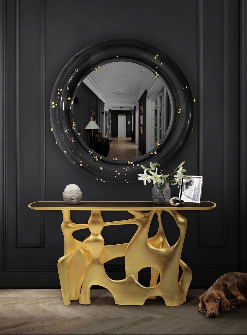 Eye-catching Modern Console Tables For a Statement Entryway