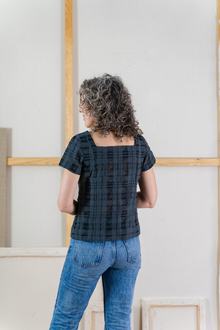 Liesl + Co Laureles Square-Neck Top + Dress sewing pattern