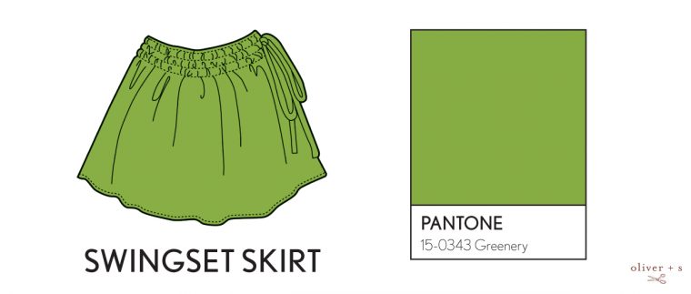 Swingset Skirt in Greenery