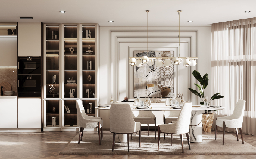 Cremoso Room: A Functional, Cozy Feel In The Dining Room And Kitchen