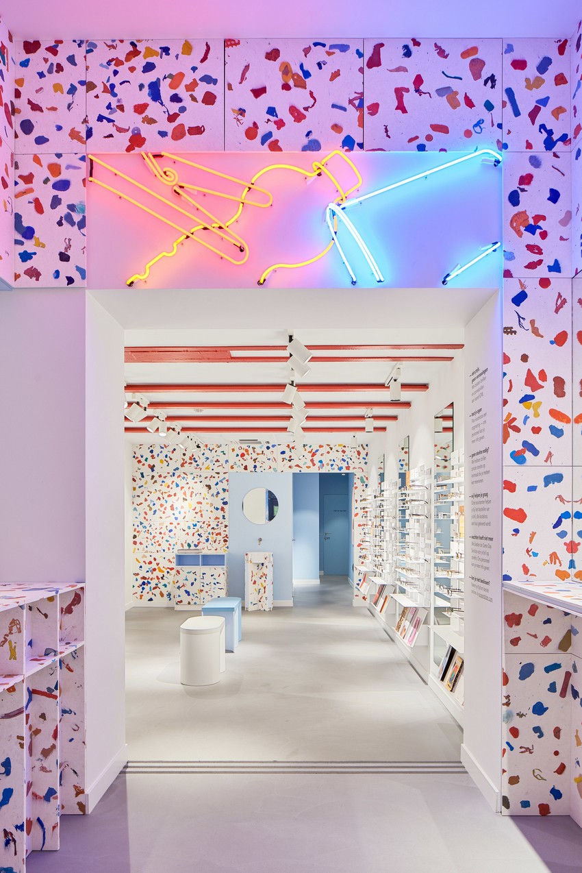 Beautiful Terrazzo Interior Design Made From Recycled Plastic