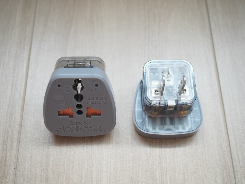 Daiyo DE 235 Traveller Adaptors US 2-Prong