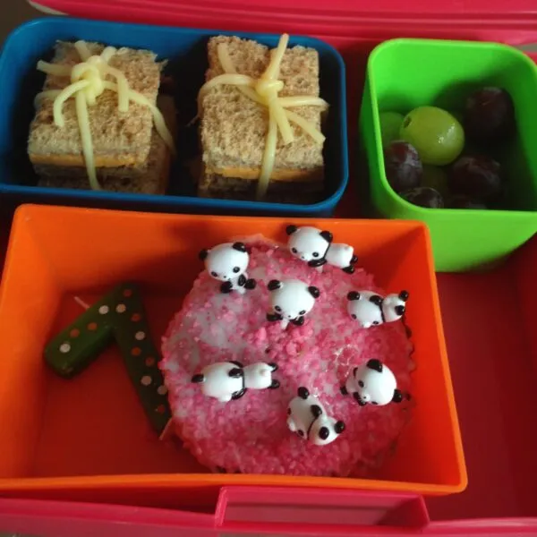 birthday themed lunch box 