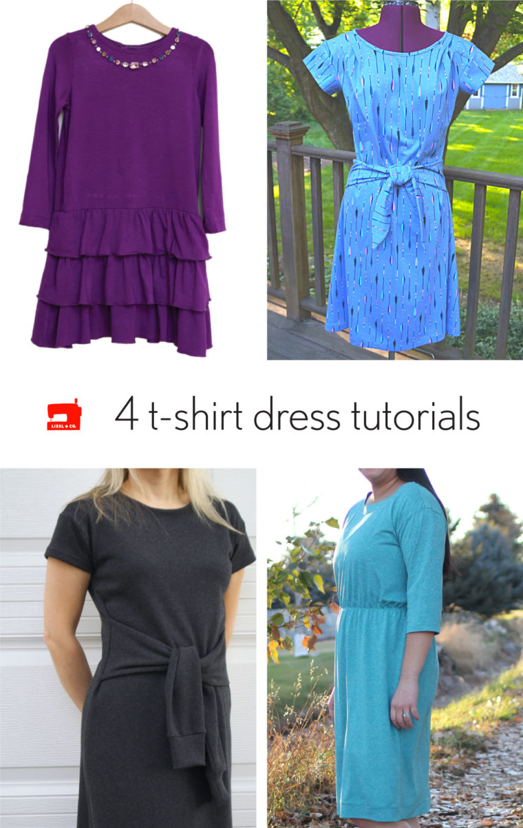 Four T-shirt Dress Tutorials