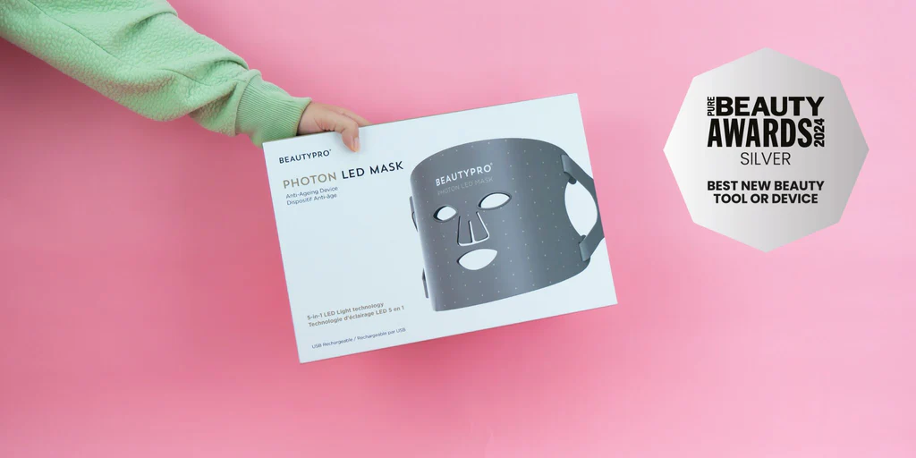 BEAUTYPRO PHOTON LED Light Therapy Mask Wins Silver at Pure Beauty Awards 2024