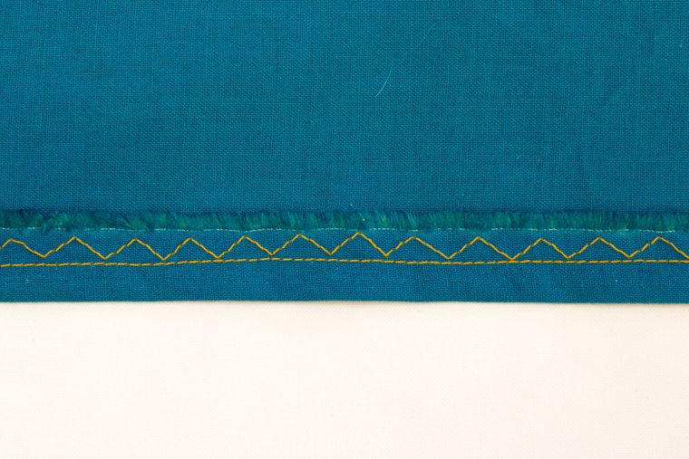 Single fold hem