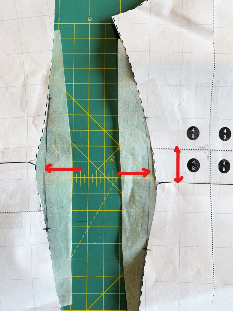 T-shirt fitting tips for a cowl-neck tee.
