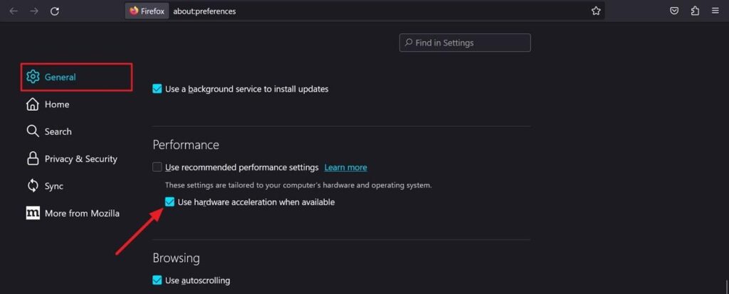 enhance firefox performance