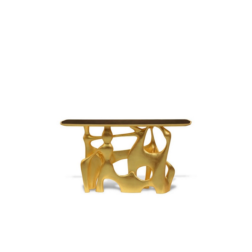 Eye-catching Modern Console Tables For a Statement Entryway