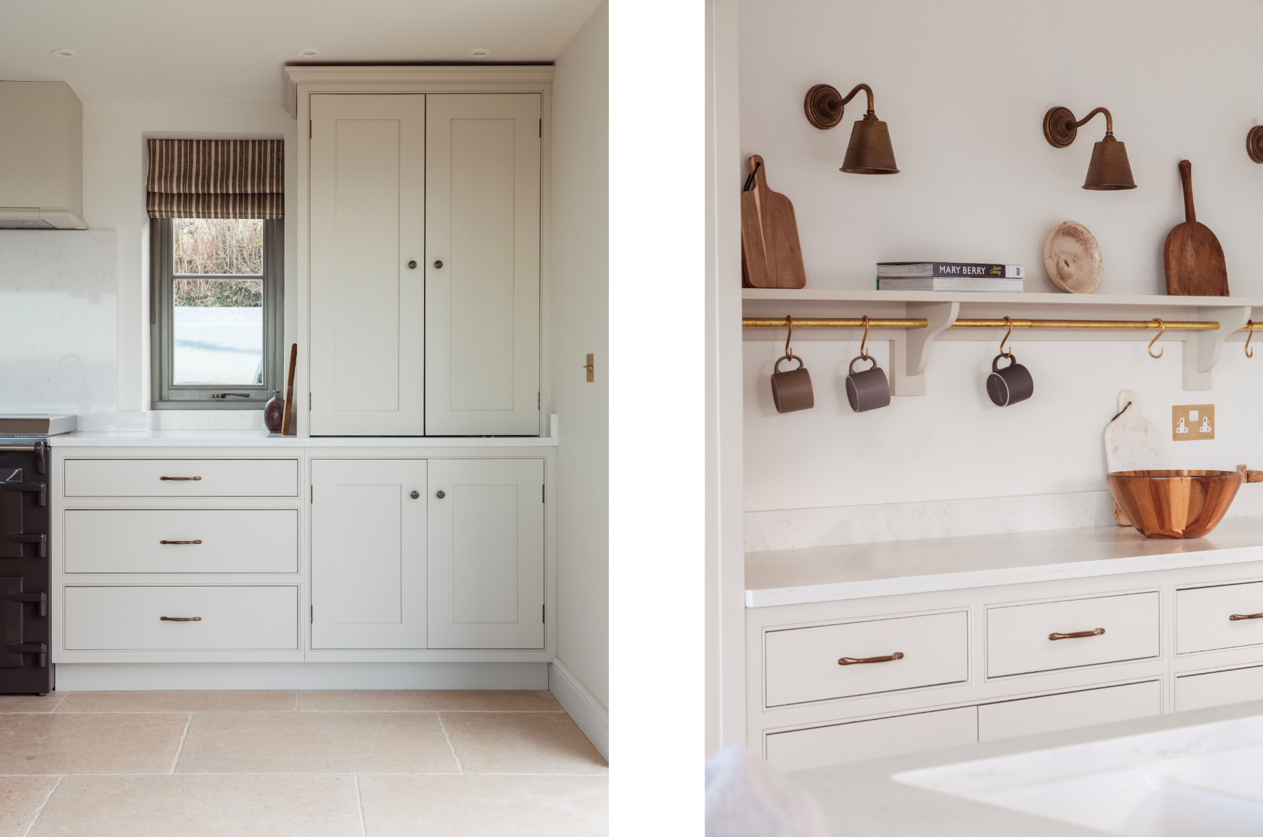 Bespoke Antique Brass Cabinet Hardware and Window Handles