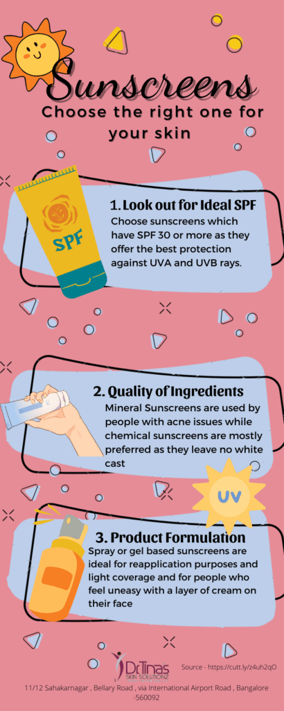 How to Choose the Right Sunscreen for Your Skin Care - Tips From Top Dermatologist 2 Choose the right sunscreen according to your skin type