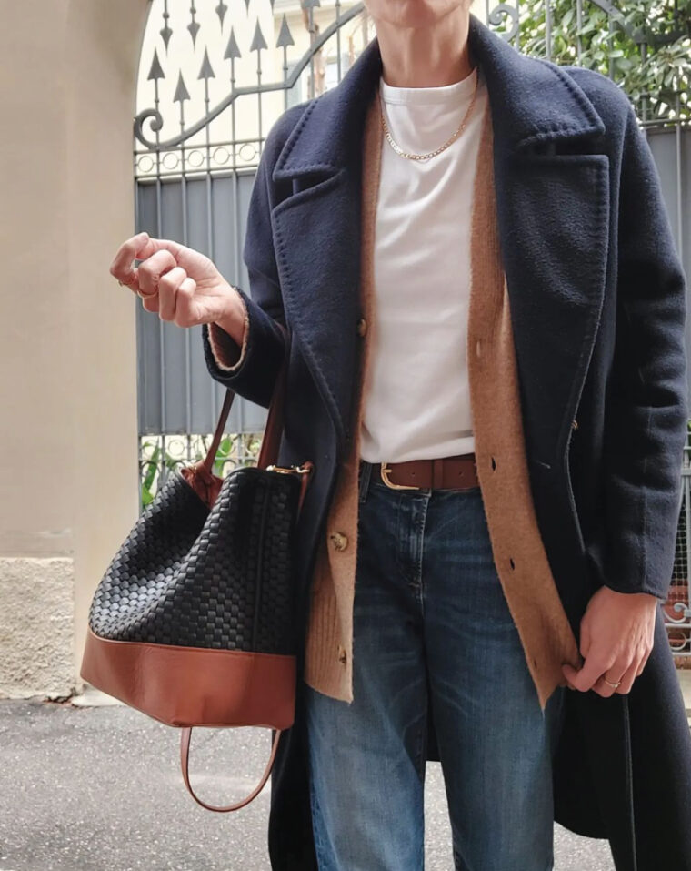 A few examples of the many ways you can layer your clothing to add interest and texture to your wardrobe