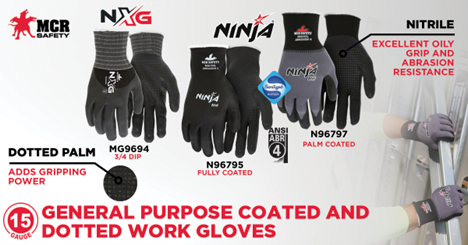 General Purpose Dotted Work Gloves