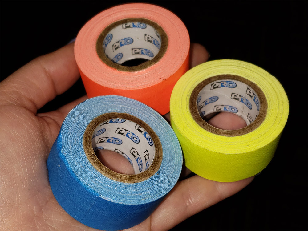 ProÂ® Pocket Gaff shown in in three fluorescent colors - fl yellow, fl orange, fl blue.