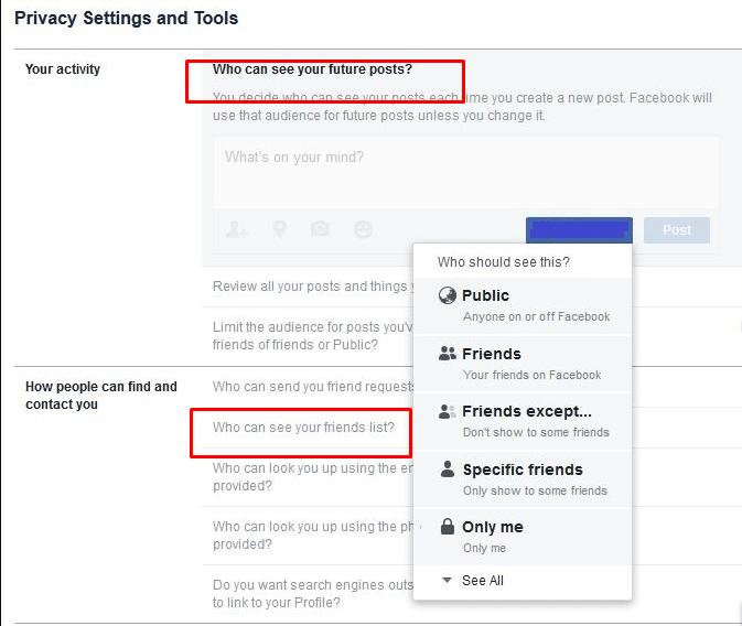 adjust settings
