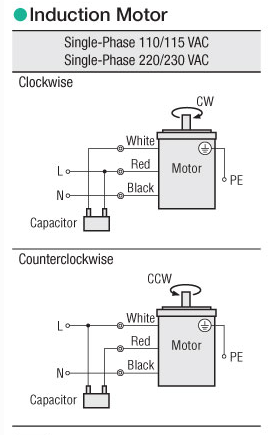 AC PSC 3-Wire Motor Wiring Diagram