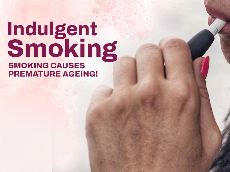 Five Key Factors Behind Skin Aging and Simple Strategies to Address Them 2 Indulgent smoking causes premature ageing
