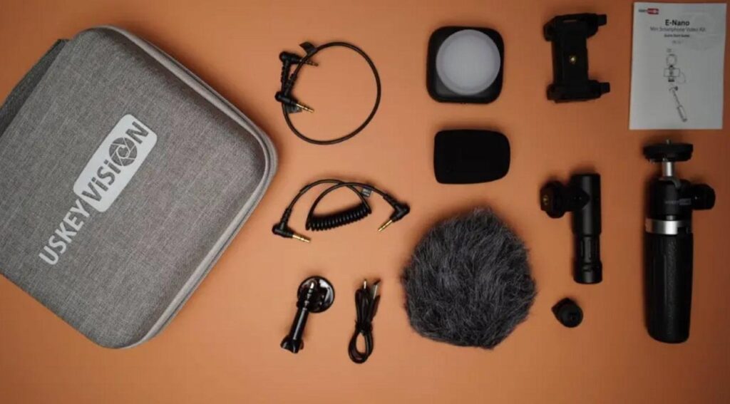 uskyevision smartphone vlog microphone iphone kit