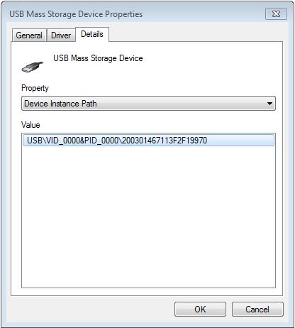 SanDisk VID & PID