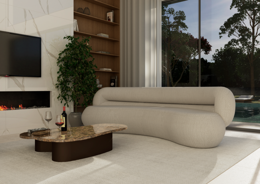 Minimalist Living Space In Partnership With Marina Blanco