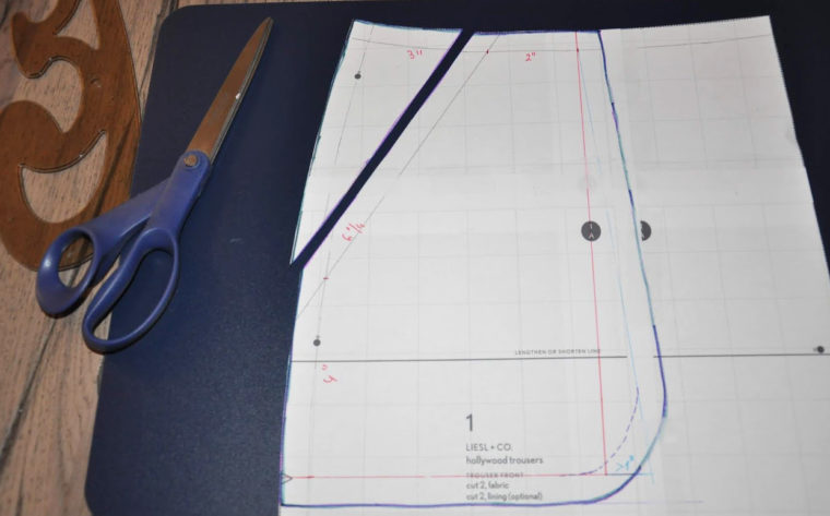 how to draft trouser pockets