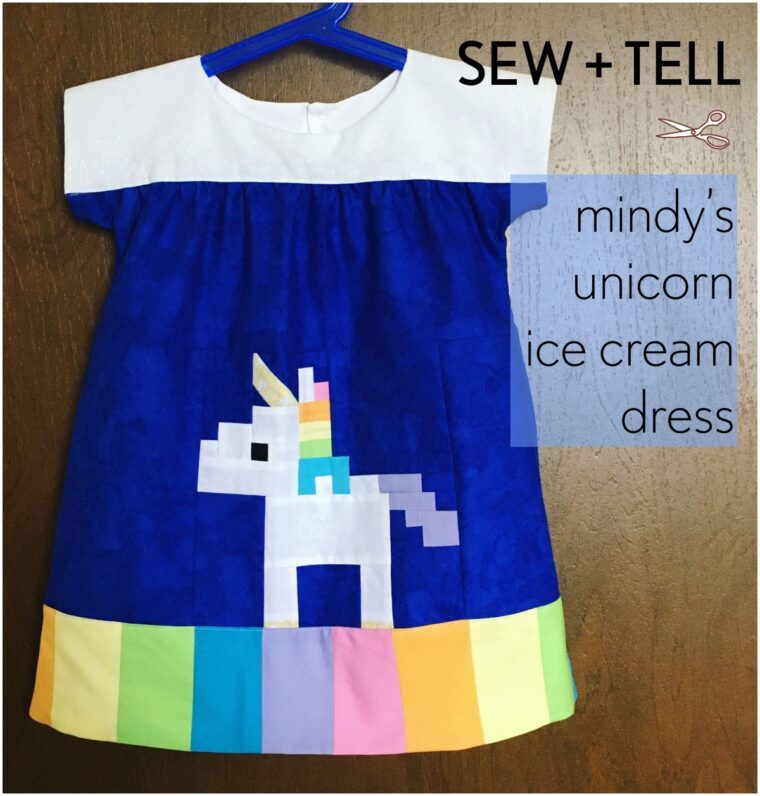 Discover how Mindy transformed a quilt block into this darling baby dress.