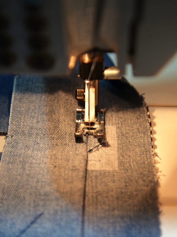 exposed zippers on welt pockets