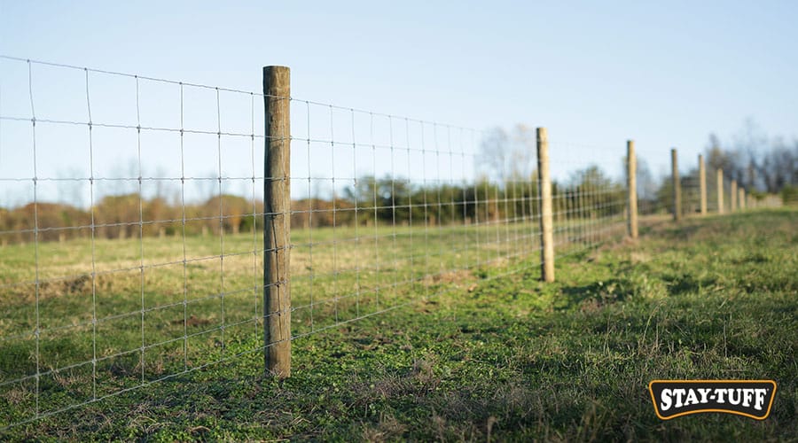 Place fence posts further apart with STAY-TUFF fencingÂ
