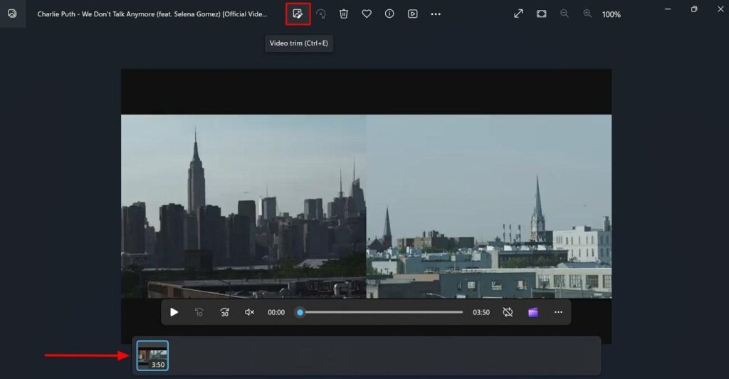 access video trim features in photos app