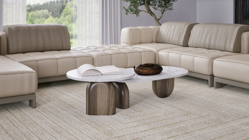 Contemporary Modern Living Room by Covet House and CGIFURNITURE