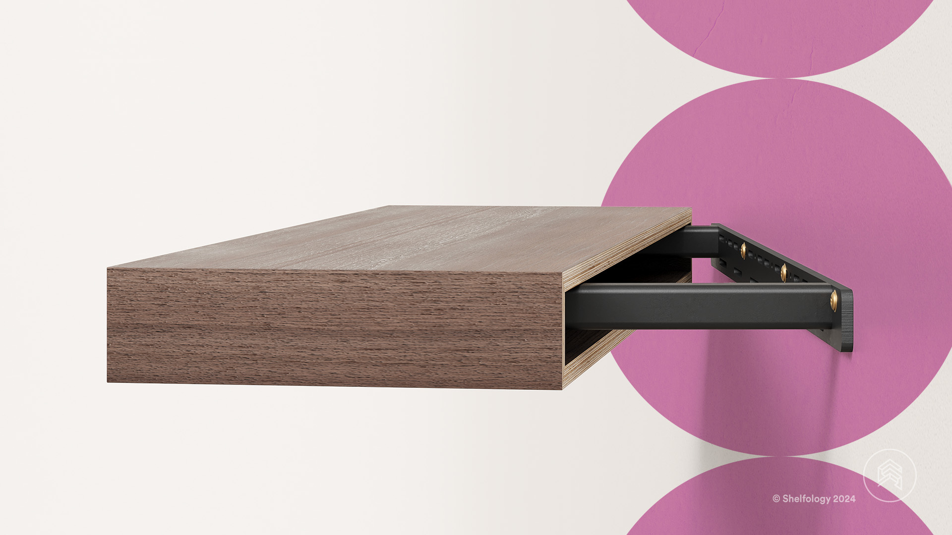 Choosing hardware that can handle your shelf is key.