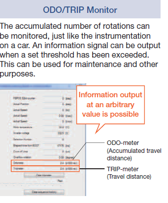 Odometer/tripmeter monitor