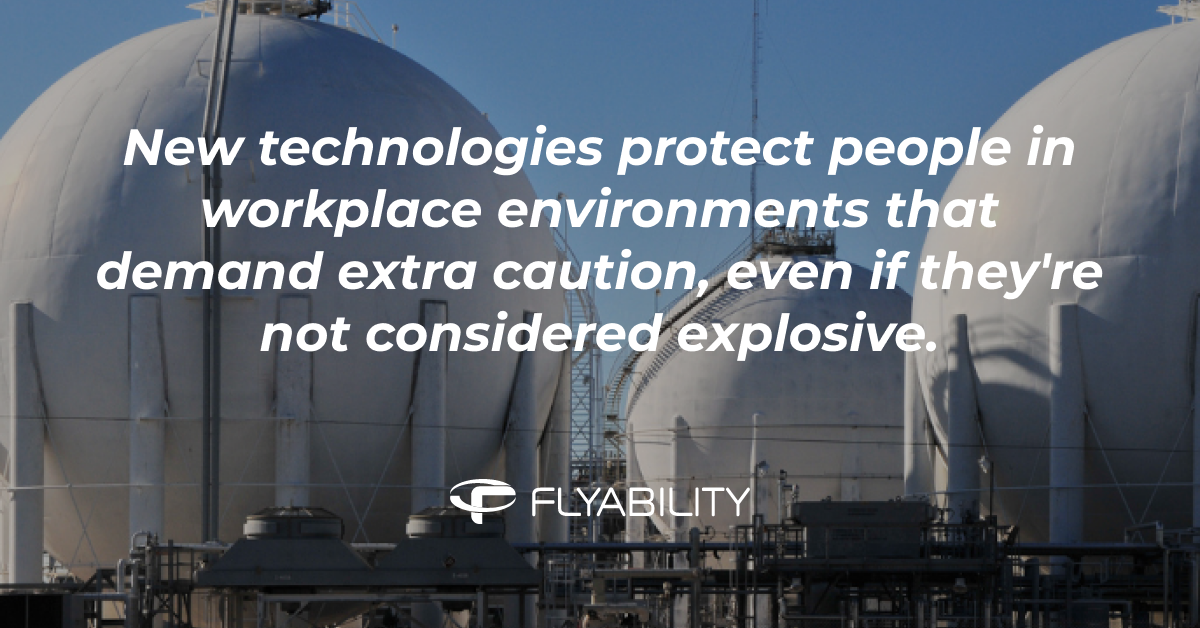 Image showing new technologies protecting workers from hazardous conditions