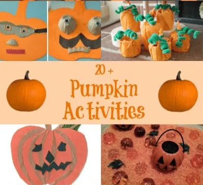 25 Pumpkin activities for kids.