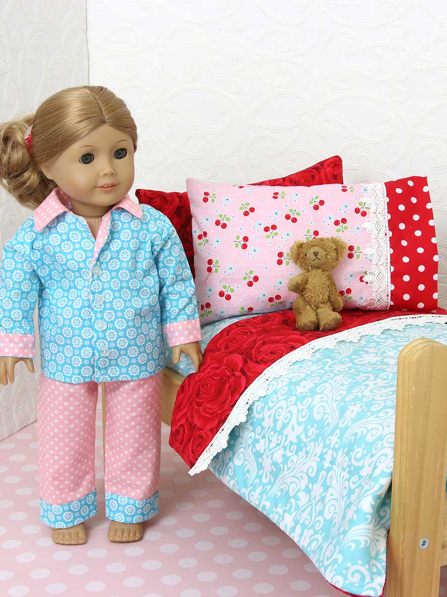 Doll Bedding and Doll Pillow Pattern