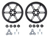 New product: 80Ã—10mm wheels with multi-hub inserts for 3mm and 4mm shafts