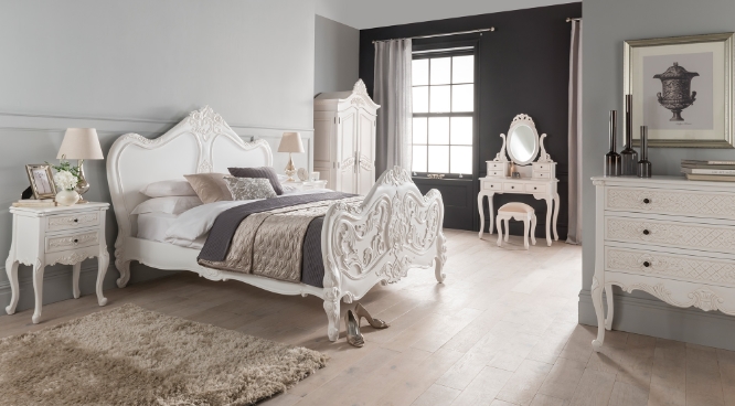 Emmanuelle Antique French Style Bed