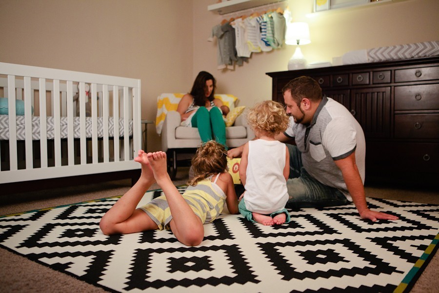 Family of Five and a Hanging Wardrobe Shelf DIY