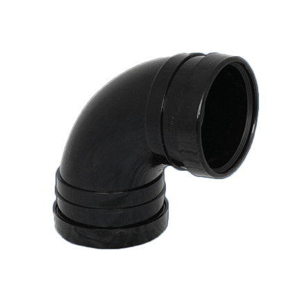 product picture of push fit soil pipe bend 90 degree double socket