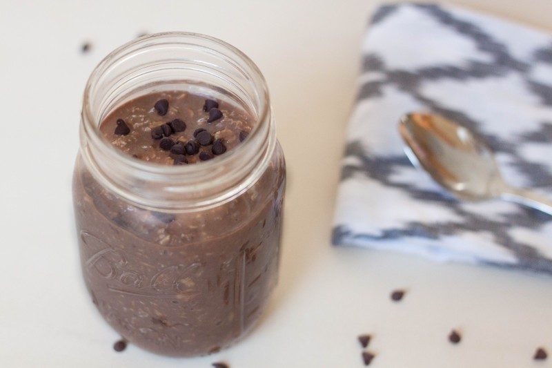 Eats // Gooey Brownie Overnight Oatmeal